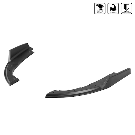 Spec-D Tuning Honda Civic Rear Diffuser -Matte Black 2016-2019 LPR-CV16BK-AK